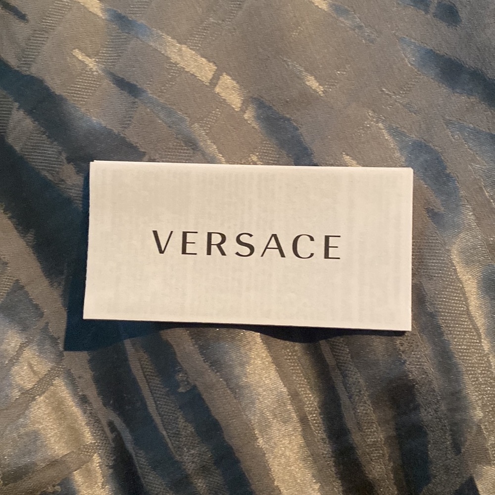 Versace Women's Sunglasses with Black and Brown Accents - Picture 11 of 13